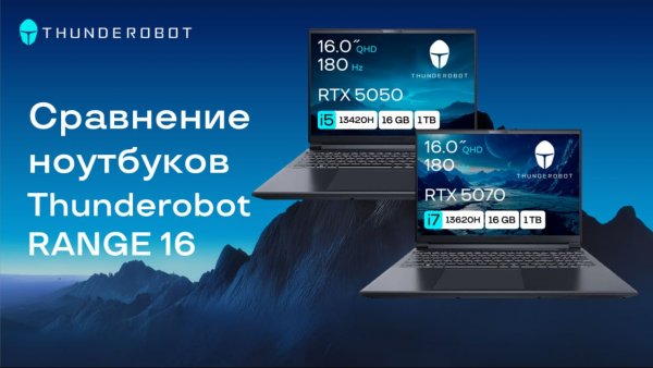 Обзор 16-ти дюймовых игровых ноутбуков Thunderobot серии Range Evo и Max