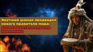 Якутский шаман предвидел нового правителя мира: духи нашептали ему имя преемника