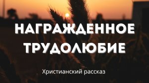Награжденное трудолюбие | Пронзительная христианская история