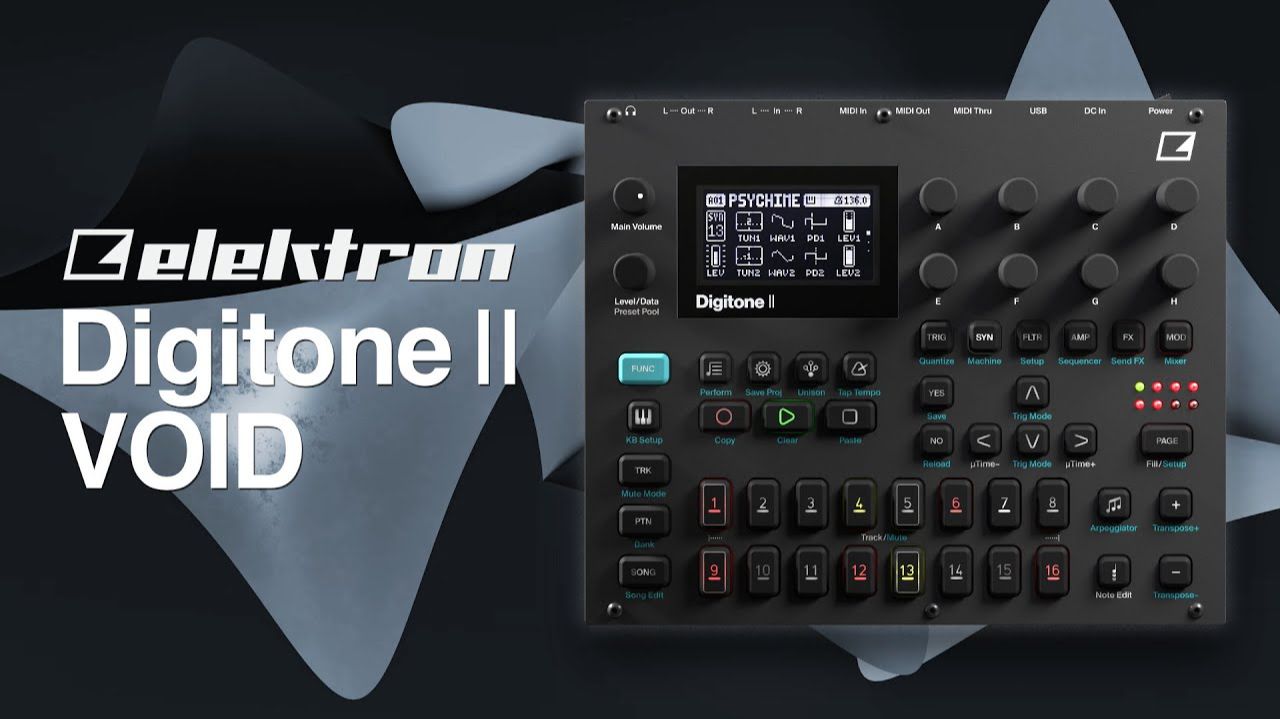 Elektron Digitone II: Presets for Ambient, IDM and Electronica