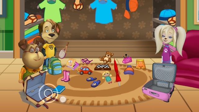 Игра "Барбоскины. Отпуск. Солнечный берег". Часть 1. Развивающая игра для детей. Мультигра.