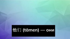 Местоимения на китайском 我 (wǒ) — я, 你 (nǐ) — ты