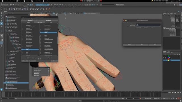 Character Rigging in Maya! Episode 14 - Rigging the Hands - Dikko (1080p, h264)