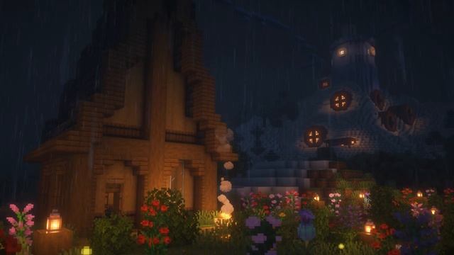 Раслабляющая музыка на фоне Minecraft Relax