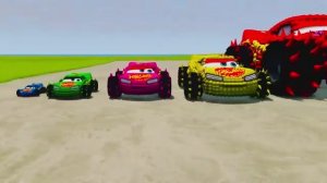 БОЛЬШОЙ vs МАЛЕНЬКИЙ: Молния Маккуин ПРОТИВ Паровозика Томаса! 🔥 МУЛЬТИКИ с НЕОЖИДАННЫМ ФИНАЛОМ!