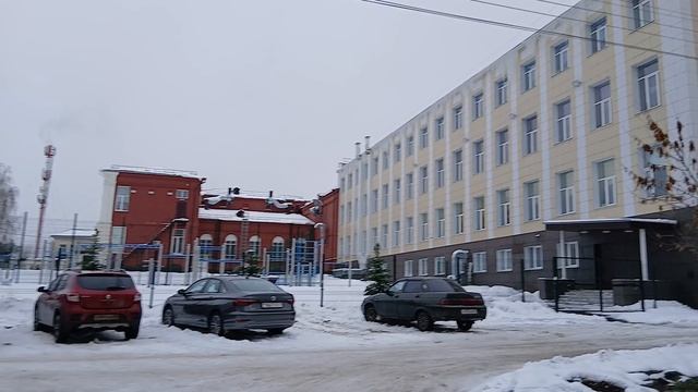 Гуляем по улочкам Тамбова зимним ясным днём смотреть онлайн