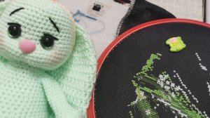 Рукодельные будни января. #вышивка_крестом