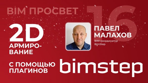 2D Армирование в ревит с помощью плагинов BimStep. Павел Малахов. BIM Просвет