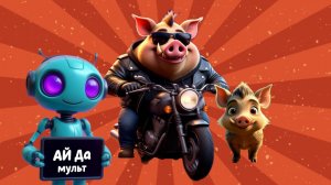 АЙ да мульт - Кабан. Песня про кабанчика рок-звезду