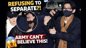 Арми в шоке! Тэхён и Чонгук отказались расставаться в аэропорту Инчхон — что же произошло