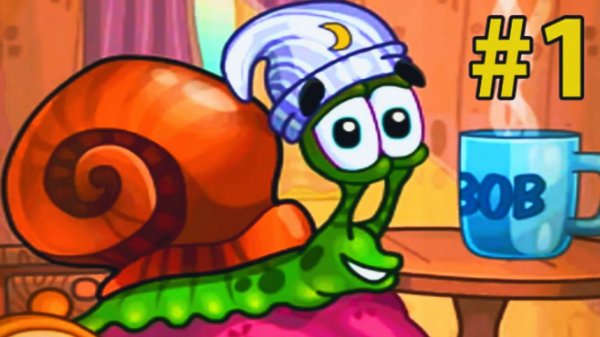 Улитка Боб | Улитка Боб #1 Полное Прохождение | Мультфильм - Игра Улитка Боб Смотреть