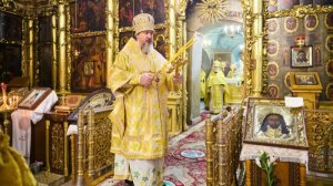 Литургия в Введенском соборе г.Чебоксары в Крещенский сочельник  18.01.2026г