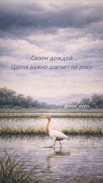 Хокку #Бали #дожди #природа #поэзия #цапля #притча #жизнь смотреть онлайн