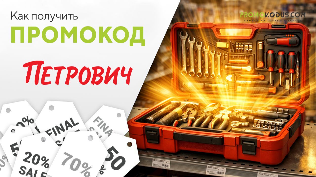 Как применить промокод Петрович смотреть онлайн