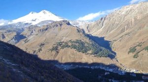 Спуск с горы Чегет 17.10.23.