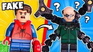 ЛЕГО Распаковка поддельных минифигурок Человека-паука LEGO...