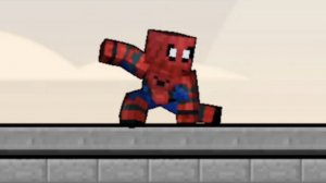 Майнкрафт человек паук