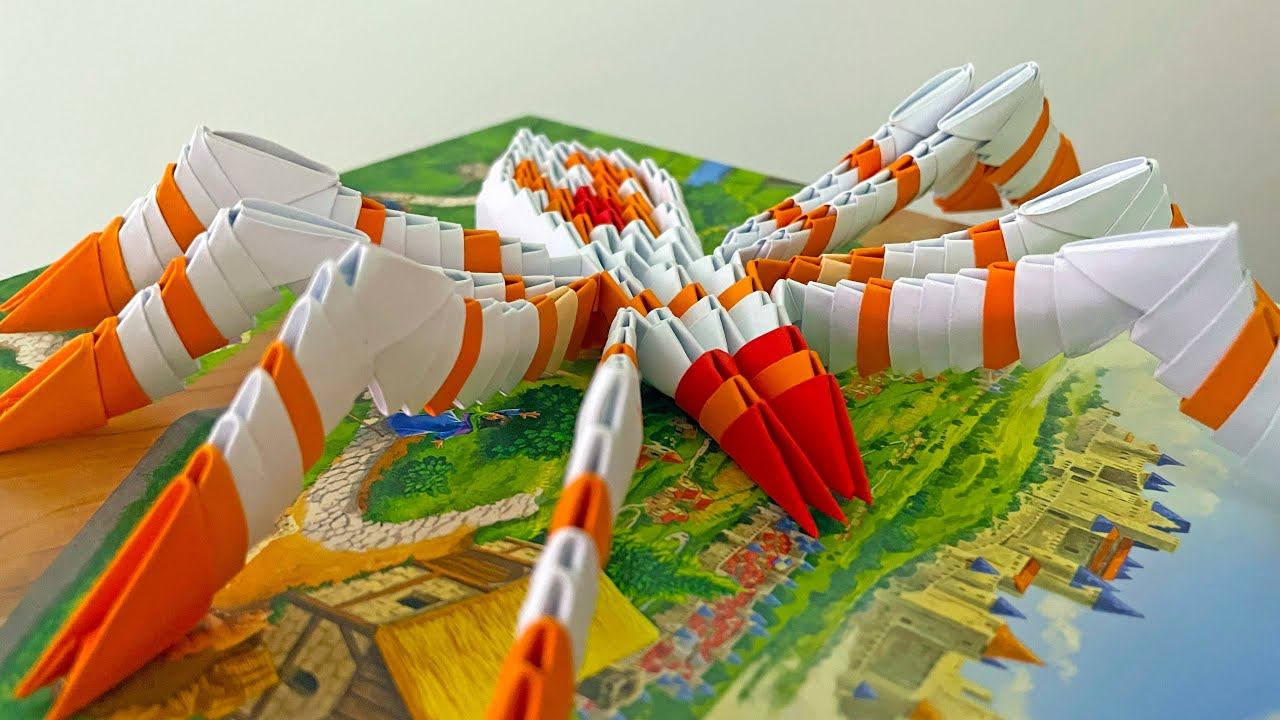 ПАУК 3D - модульное ОРИГАМИ | Подробная инструкция | МАСТЕР-КЛАСС | Соберет любой #stepbystep