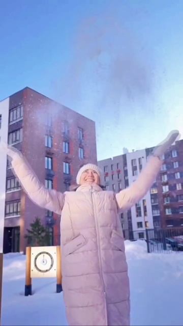 Зимой во дворах ЖК «Цветы Башкирии» особенно уютно смотреть онлайн