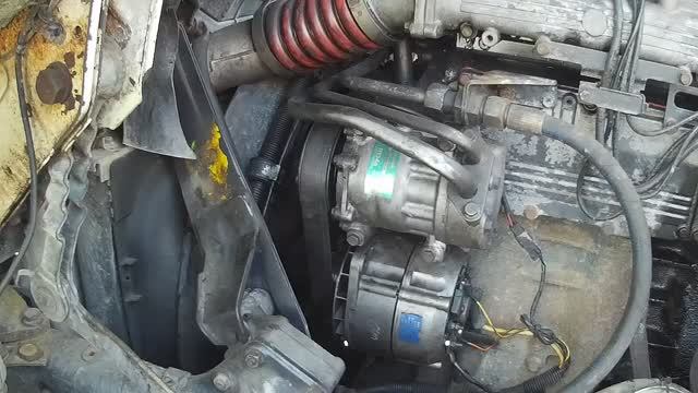 СКАНИЯ, SCANIA 124. Как натянуть ремень_ смотреть онлайн