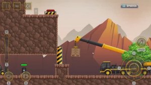 ПОДЪЕМНЫЙ КРАН ПОДНИМАЕТ ГРУЗЫ.  МУЛЬТФИЛЬМ.  СТРОИТЕЛЬНЫЕ МАШИНКИ