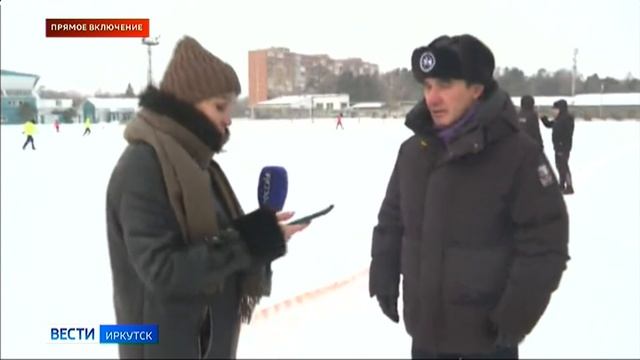 Прямое включение: тренировки на заснеженном стадионе «Локомотив» смотреть онлайн