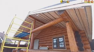 ПОДШИВКА ПОТОЛКОВ И СВЕСОВ В ДЕРЕВЯННОМ ДОМЕ НЕОБРЕЗНОЙ ДОСКОЙ 🏠 МОНТАЖ ДОСКИ КЕЛО 👷🛠️🏡