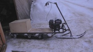 ТАКОГО ВЫ ЕЩЁ НЕ ВИДЕЛИ! САМОДЕЛЬНЫЙ СНЕГОХОД СВОИМИ РУКАМИ!