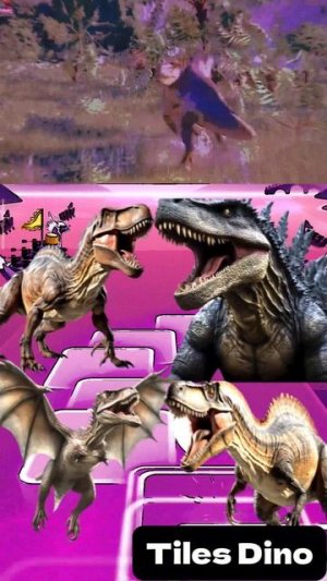 КТО САМЫЙ КРУТОЙ? - Мультики про Динозавров уровень 127 | МУЛЬТФИЛЬМЫ ДИНОЗАВРЫ в Tiles Hop
