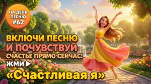 НА ДЕНЬ ПЕСНЮ #62 | Энергичная ПЕСНЯ-АФФИРМАЦИЯ на счастье | "Счастливая я"