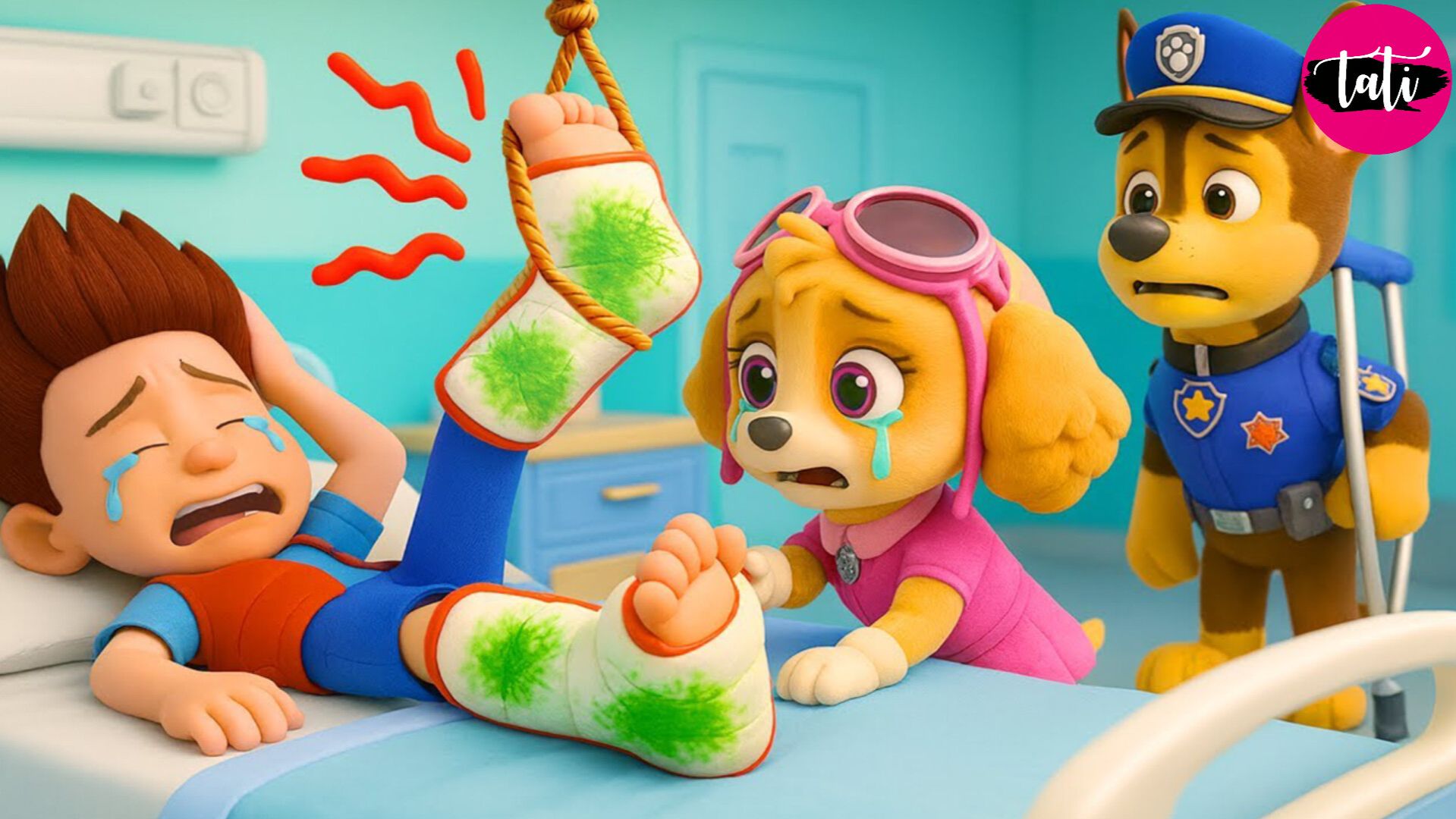 Щенячий патруль и Маршалл. Залипательное видео. Мультфильм для детей и малышей. Анимация 180 смотреть онлайн