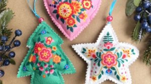 Набор ёлочных игрушек ЧУДЕСА В ЦВЕТОЧЕК, 11 см, 3 шт., 610487-набор