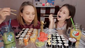 Mukbang ASMR|Подписывайтесь на канал🍣✨ 💜✨