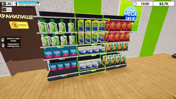 Mall Simulator 8 эп. Новые лицензии в технике, одежде и супермаркете.