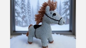 Маленькая лошадка ч.2 тело , ввязываем ножки.