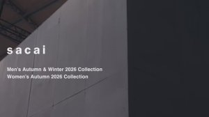 Показ коллекции Sacai осень-зима 2026-2027