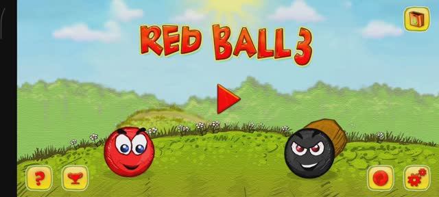 Красный шар 3. Часть 1. Красный шар. Красный шарик. Игры для детей. RED BALL 3. RED BALL.