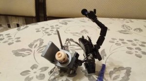 Титан тв мен (сломаный) против учёного мехо кастюм