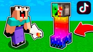 НУБ ЗАТРОЛЛЕН ВИРУСНЫЕ ЛАЙФХАКИ ИЗ ТИК ТОКА В МАЙНКРАФТ
