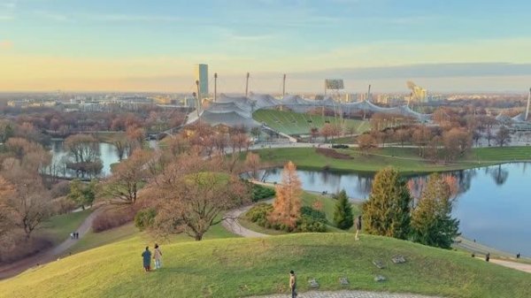 🇩🇪 Мюнхен, Германия - Солнечный зимний день ❄️