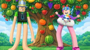 ВЫРАСТИЛ САМЫЕ ДЛИННЫЕ НОГИ в МИРЕ Роблокс! Ноги растут +1 каждую секунду! Ешь фрукты чтоб расти!