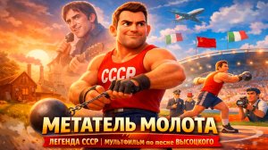 "МЕТАТЕЛЬ МОЛОТА" (HAMMER THROWER) — ЛЕГЕНДА СССР | 3D МУЛЬТФИЛЬМ по песне Высоцкого