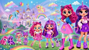 Май литл пони: Взросление Искорки и Пинки Пай! 32 поделки для пони ! Куклы ЛОЛ ОМГ!