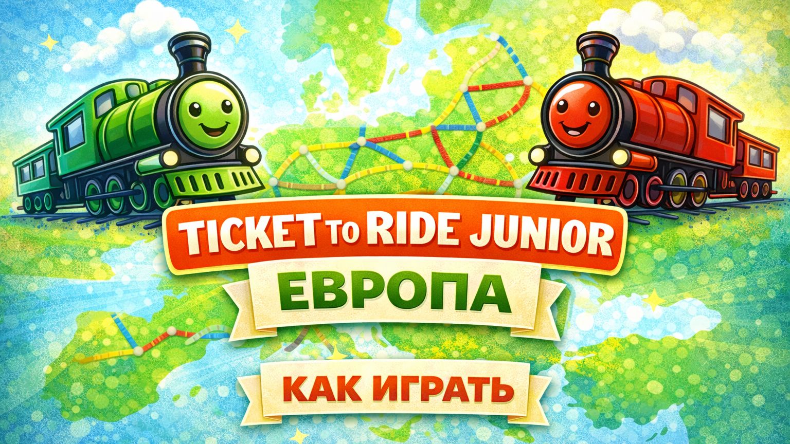 Ticket to Ride Junior: Европа — правила настольной игры | Как играть смотреть онлайн