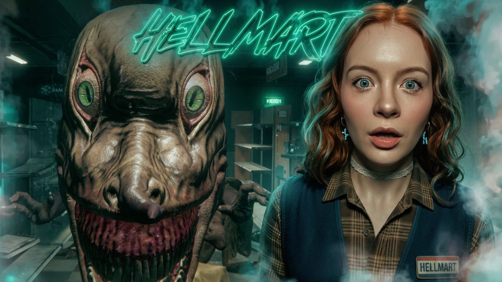 МОНСТР СЛЕДИТ ЗА МНОЙ 😨🔦 ► HELLMART #3 смотреть онлайн