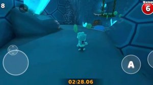 прохожу снежную пещеру кротов в супер мишке часть 1