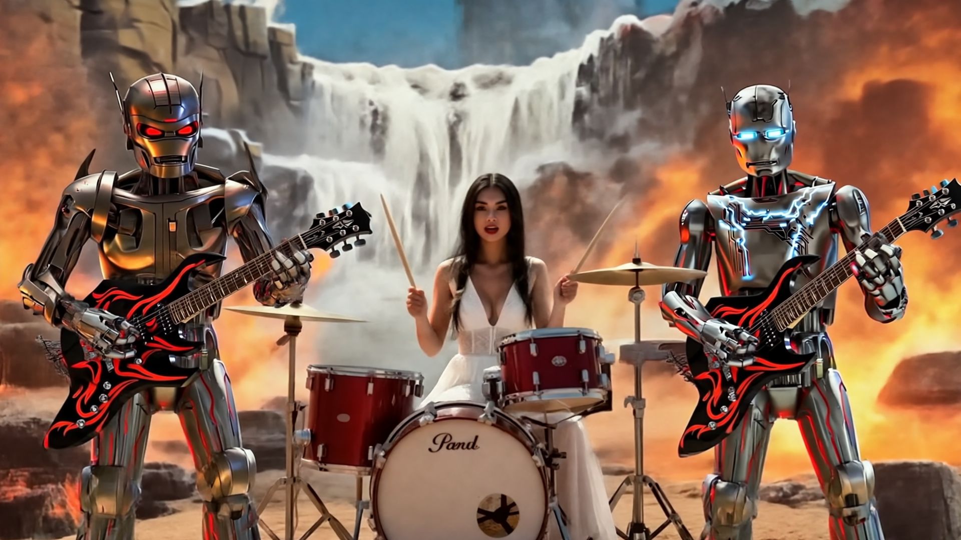 Металл, вода и пламя