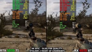 RX 9070 XT VS RTX 5070 TI  4K  14 - Игры протестированы с DLSS / FSR