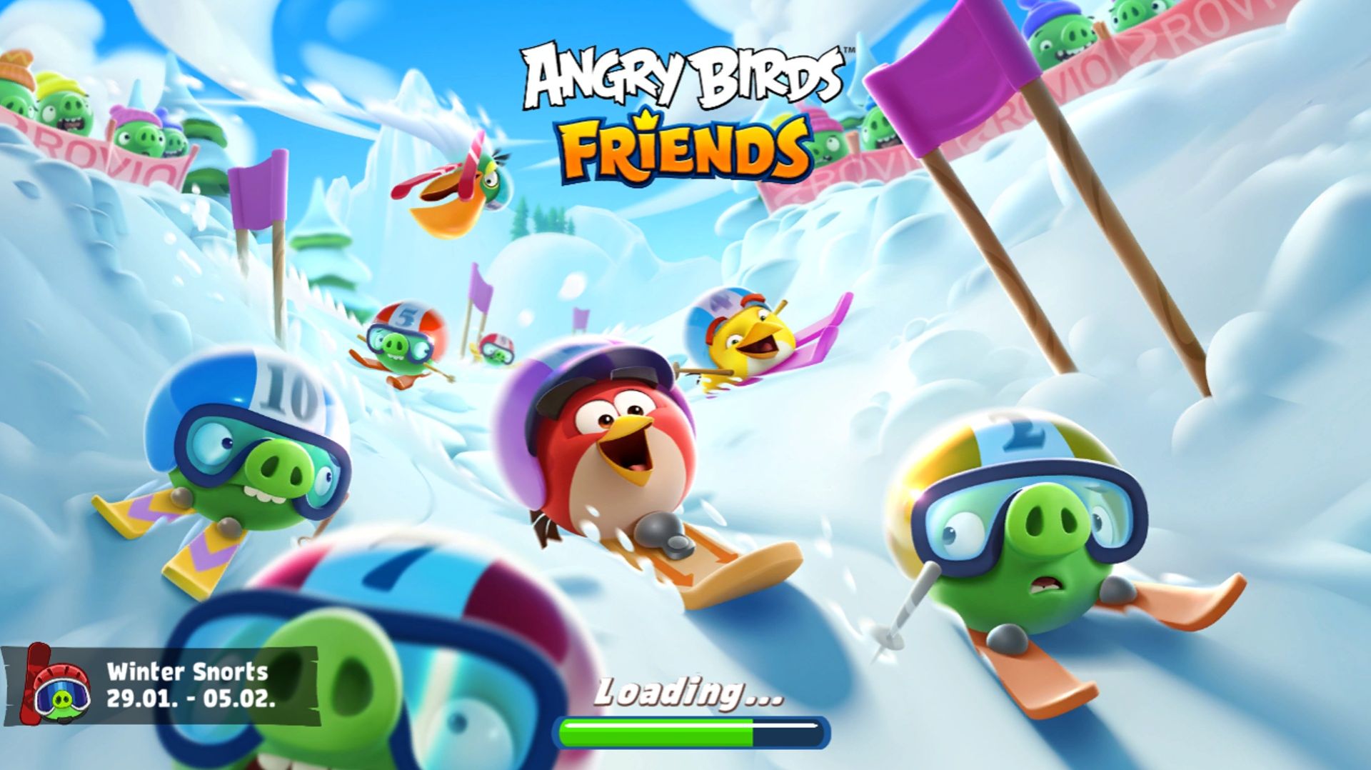 Angry Birds Friends. Winter Snorts 7 (04.02.2026). 3 звезды. Прохождение от SAFa. смотреть онлайн