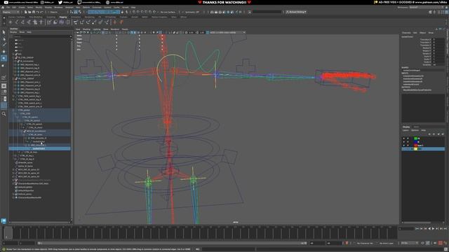 Character Rigging in Maya! Episode 11 - Connecting the Arm Controls to the Torso - Dikko (1080p, h26